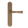 Дверная ручка на планке Fratelli Cattini GRACIA PL02-BY матовая бронза