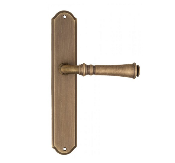 Дверная ручка на планке Fratelli Cattini GRACIA PL02-BY матовая бронза