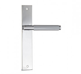 Дверная ручка на планке Fratelli Cattini UNA X PL08-CR полированный хром