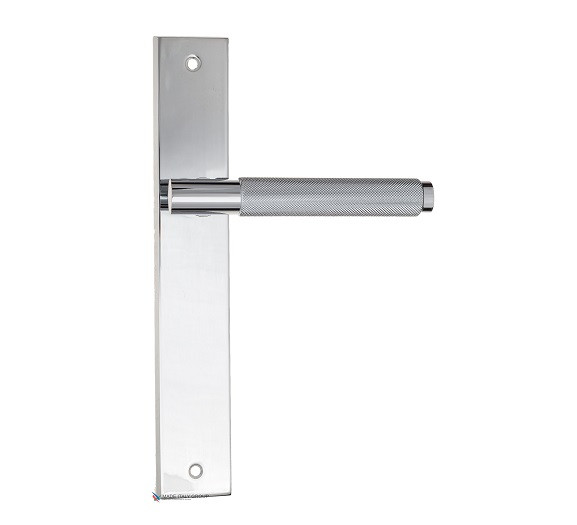 Дверная ручка на планке Fratelli Cattini UNA X PL08-CR полированный хром