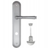 Дверная ручка на планке Fratelli Cattini FARFALLA WC-2 PL288-CS матовый хром