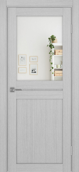 Межкомнатная дверь Оптима Порте Турин_520.211 ЭКО-шпон Дуб серый FL
