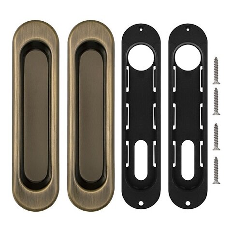 Ручки для раздвижных дверей PUNTO Soft LINE SL-010 AB Античная бронза