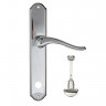 Дверная ручка на планке Fratelli Cattini LAVERA WC-2 PL02-CR полированный хром