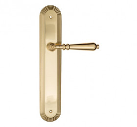 Дверная ручка на планке Fratelli Cattini NAPOLI PL288-OLV полированная латунь