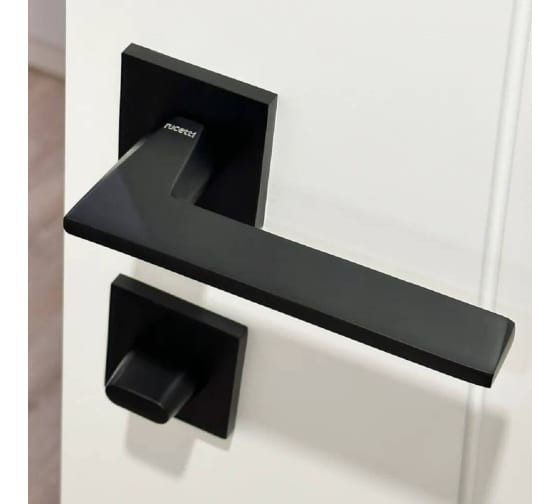 Ручка дверная RUCETTI RAP 30 SLIM-S BL черный