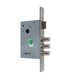 Замок врезной ГАРДИАН ЗВ 10.11 сувальдный с защёлкой 4 кл. /128:3753/