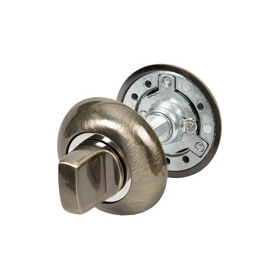 Ручка поворотная с фиксацией ключом AJAX BK6.FIX.JR AB-7 бронза