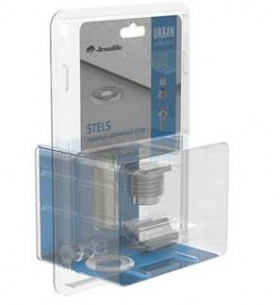 Ограничитель напольный ARMADILLO STELS TR скрытый прозрачный