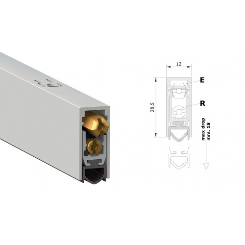 Автоматический порог COMAGLIO PRESSURE МОДЕЛЬ 1712, 63-73 СМ