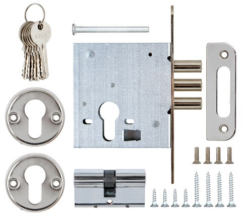 Замок врезной цилиндровый САМ ЗВ1-2/11 5 кл /89400/