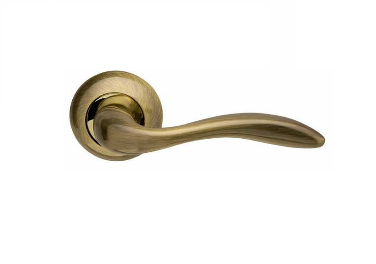 Ручка дверная ARMADILLO Selena LD19-1AB/GP-7 бронза/золото