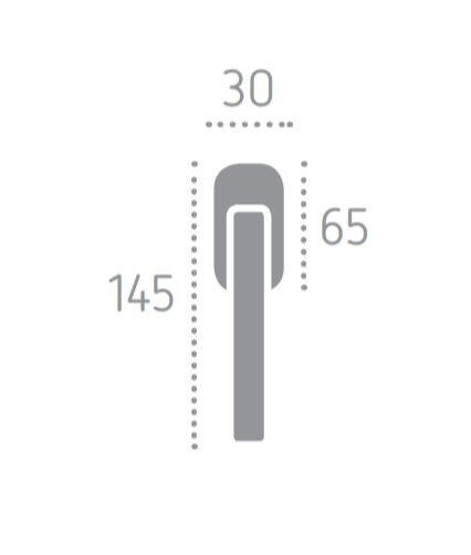 Оконная ручка MELODIA 0102 VERONICA Античная бронза