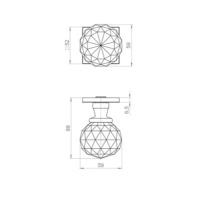 Ручка дверная ARMADILLO K.ART52.D.LUXURY BL-26 черный