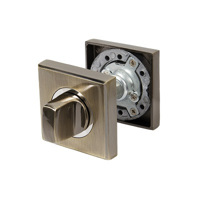 Ручка поворотная с фиксацией ключом AJAX BK6.FIX.JK AB-7 бронза