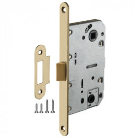 Защелка врезная AJAX PLASTLP96WC-50 SSG сатинированное золото