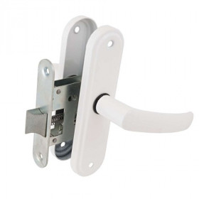 Защелка врезная АБСОЛЮТ ЗЩ1-45А белый глянец