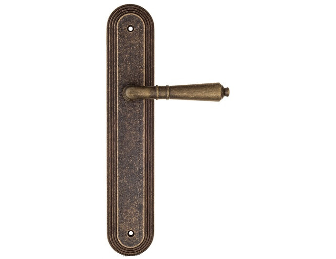 Дверная ручка на планке Fratelli Cattini TOSCANA PL288-BA античная бронза