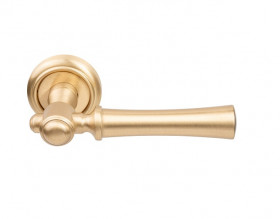 Ручка дверная MELODIA 283 V Carlo Матовая латунь