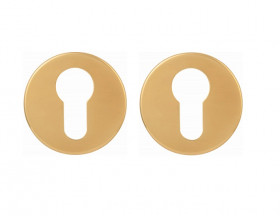 Накладка под цилиндр FORME Полированная латунь 50PVC