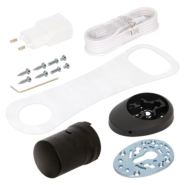 Электронный замок ARMADILLO ROTATOR EL. RT01.01 SC Матовый хром