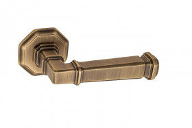 Ручка дверная Venezia CESARA D85 матовая бронза