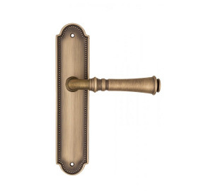 Дверная ручка на планке Fratelli Cattini GRACIA PL248-BY матовая бронза