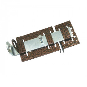 Задвижка дверная МЕТАЛЛИСТ ЗД-04 пол,медь