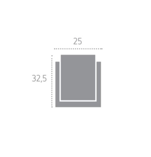 Дверной ограничитель FORME  854 Asti Матовый хром
