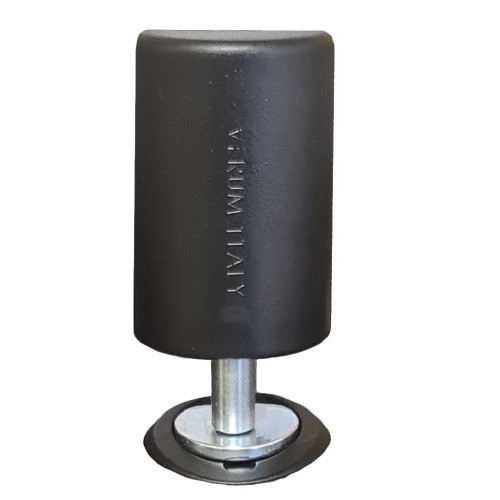 Ограничитель скрытый магнитный VERUM Stoppino X черный матовый