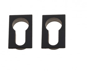 Накладка под цилиндр Fratelli Cattini CYL 4FS-NM матовый черный 2 шт