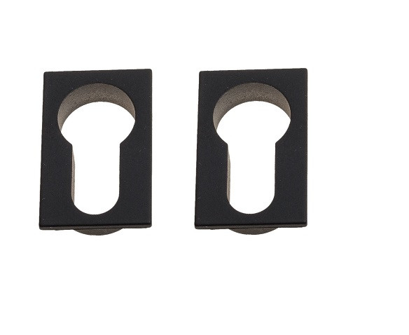 Накладка под цилиндр Fratelli Cattini CYL 4FS-NM матовый черный 2 шт