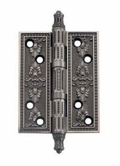 Петля дверная универсальная ARCHIE GENESIS A030-G 4272 BL.SILVER размер XL 127 х 89 черненое серебро