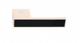 Ручка дверная FADEX FORME 302 ICON Белый матовый со вставкой ВЕНГЕ