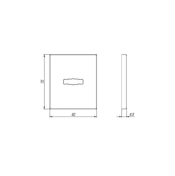 Накладка декоративная на сувальдный замок ARMADILLO PS Protector/USS MWSC Итальянский тисненый