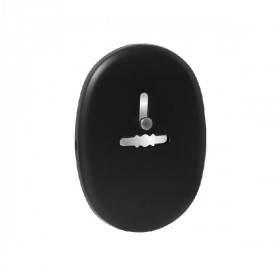 Накладка декоративная на сувальдный замок с шторкой FUARO ESC 476 eco BL-24 черный