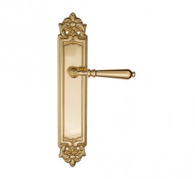 Дверная ручка на планке Fratelli Cattini NAPOLI PL96-OLV полированная латунь