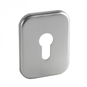 Накладка декоративная на цилиндр FUARO ESC.C.TRD/K.486 SSC-16 сатинированный хром (1 шт)