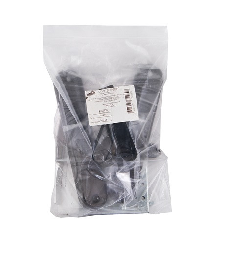 Замок врезной сувальдный с защёлкой в комплекте с ручкой САМ ЗВ9-6/13 черный глянец 3 кл /77305/