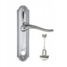 Дверная ручка на планке Fratelli Cattini LAVERA WC-2 PL248-CR полированный хром