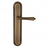 Дверная ручка на планке Fratelli Cattini TOSCANA PL288-BY матовая бронза