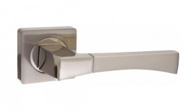 Ручка дверная PUERTO INAL 532-02 SN/NP Торроне никель матовый/никель блестящий