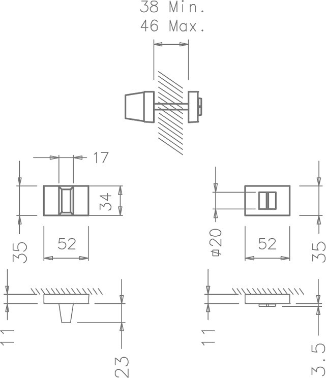 Завертка сантехническая TUPAi 3045 RE-141 титан