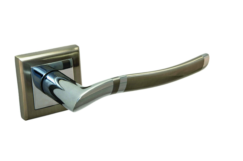Ручка дверная PALIDORE A-277 HH/PC Белый никель/Полированный хром