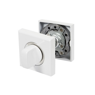 Ручка поворотная с фиксацией ключом AJAX BK6.FIX.JK WH-19 белый