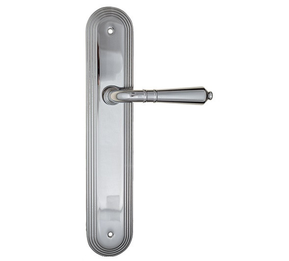 Дверная ручка на планке Fratelli Cattini TOSCANA PL288-CR полированный хром