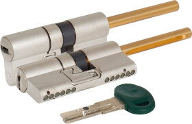 Цилиндровый механизм под вертушку длинный шток MOTTURA C31P413101C5 (72 мм/36+10+26) МАТОВЫЙ НИКЕЛЬ