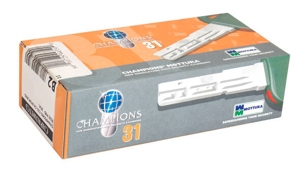 Цилиндровый механизм под вертушку длинный шток MOTTURA C31P413101C5 (72 мм/36+10+26) МАТОВЫЙ НИКЕЛЬ