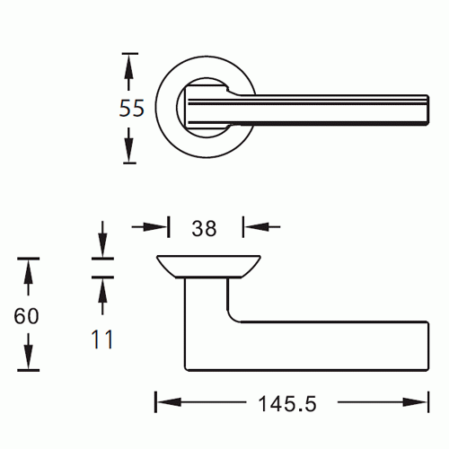 Ручка дверная ARCHIE Sedoso S010 110HH белый никель