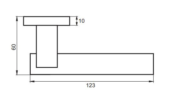 Ручка дверная PUERTO INAL 533-02 SN/NP Чиабатта никель матовый/никель блестящий